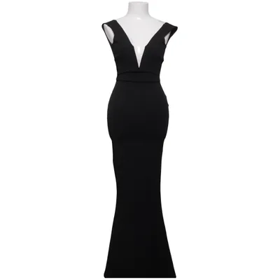 Långklänning (Svart) från Missguided Elastan, Polyester