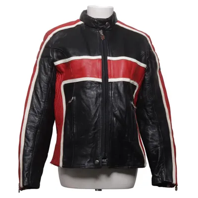 Motorcycle jacket (Black, Red, White) from Segura Leather, Polyamide