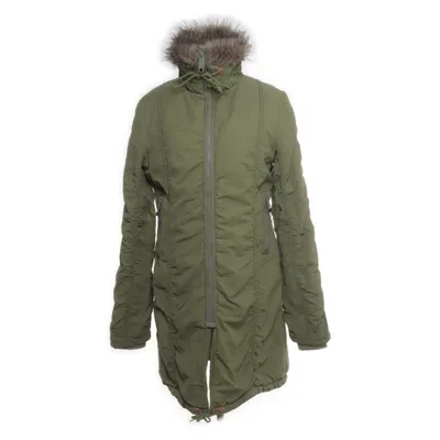 Winterjas (Groen) van Bench Katoen, Nylon, Polyester, Elastaan, Bont