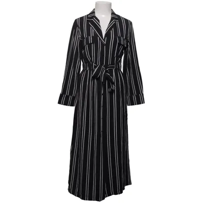 Shirt dress (Black, White) from Menglu Polyester