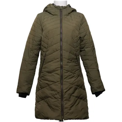 Vinterfrakke (Grøn) fra Áhkká Outdoor Dun, Fjer, Polyester