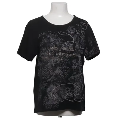 T-shirt (Noir) de Jasmin Coton, Élasthane