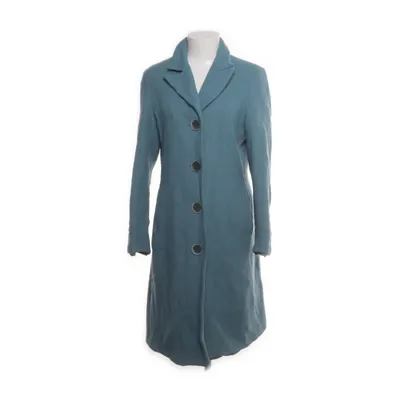 Coat (Blue) from Your Face Acetate, Polyamide, Viscose, Wool