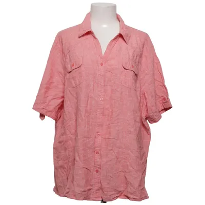Korte mouwen shirt (Rood) van Gina Laura Collection Katoen, Linnen