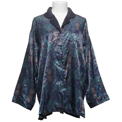 Pyjamasskjorta (Blå, Flerfärgad) från Fleur Bomull, Polyester