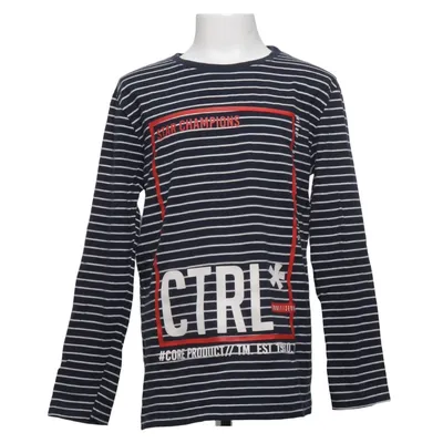 T-shirt à manches longues (Bleu, Blanc, Rouge) de Yigga Coton