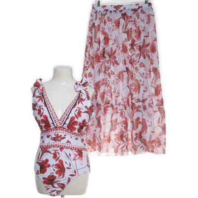 Badset (Vit, Röd, Flerfärgad) Elastan, Polyester