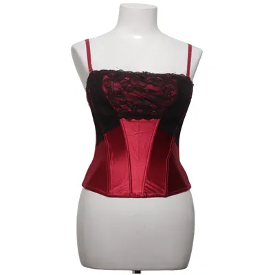 Corset (Red, Black) from Bodyzone by KappAhl Elastane, Polyamide