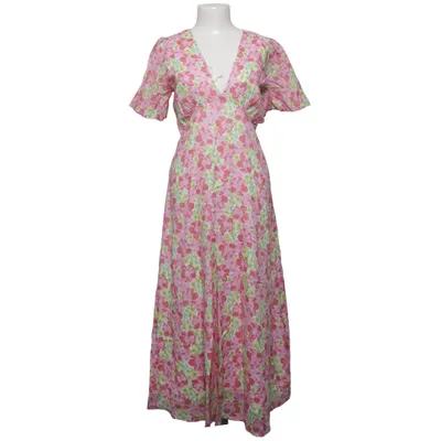 Maxi jurk (Roze, Groen, Wit) van Lisa Says Gah Katoen