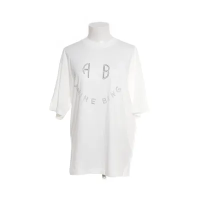 T-shirt (Hvid, Sort) fra Anine Bing Bomuld