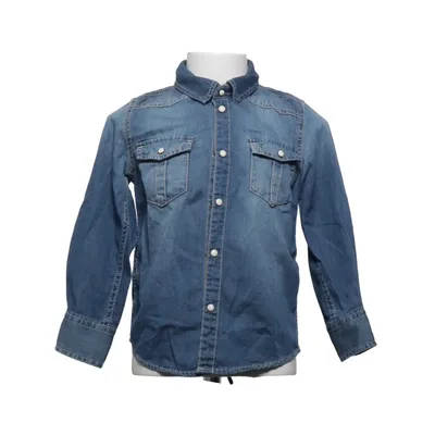 Denim blouse (Blauw) van Detroit by Lindex Katoen