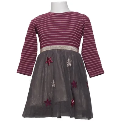 Robe (Violet, Gris, Multicolore) de Happy Girls