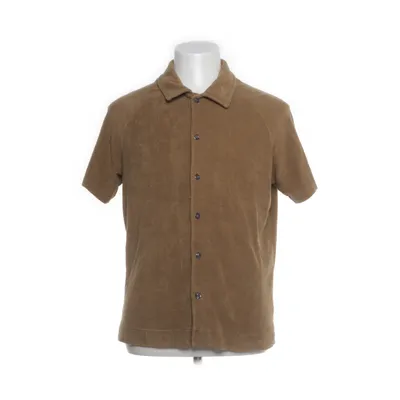 Korte mouwen shirt (Beige) van Oscar Jacobson Elastaan, Linnen