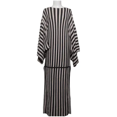 Dress (Black, White) from By Malene Birger Polyamide, Viscose, Wool