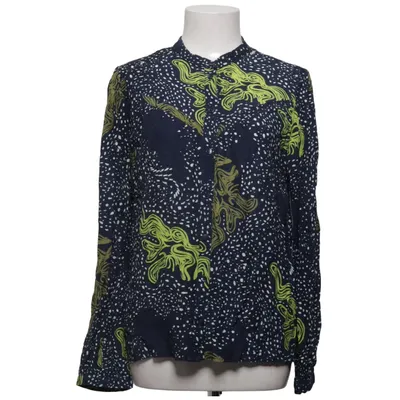 Bluse (Blå, Grøn, Hvid) fra Pom Amsterdam Viscose