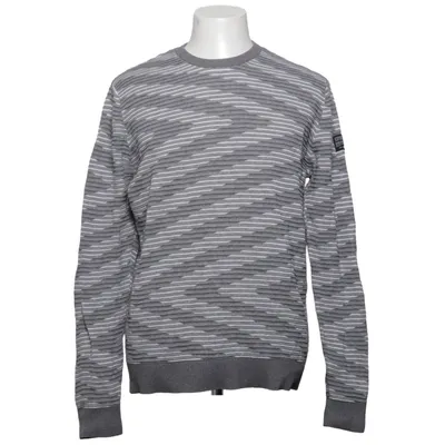 Strickpullover (Grau, Weiß) von Angelo Litrico Baumwolle