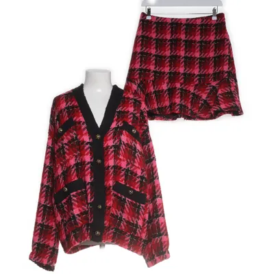 Set (Red) from Reserved Acrylic, Cotton, Polyester