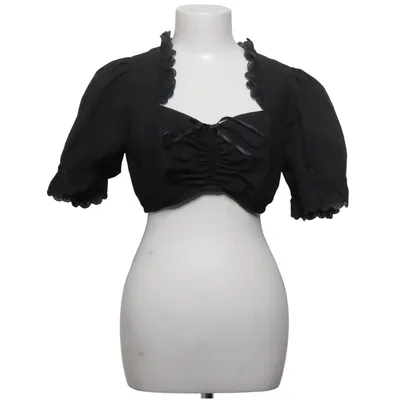 Dirndlbluse (Sort) fra Krüger Madl Bomuld, Polyester