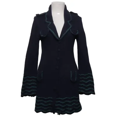 Cardigan (Blue, Green) from Nanette Lepore Angora, Cashmere, Nylon, Viscose, Wool