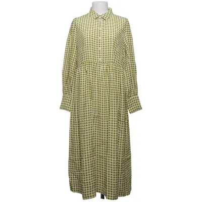 Robe chemise (Vert, Blanc) de Ichi Viscose