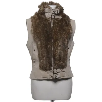 Outer vest (Beige) from Zoul Leather