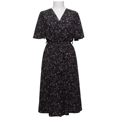Wrap dress (Black, Multicolored) from Floyd Polyester