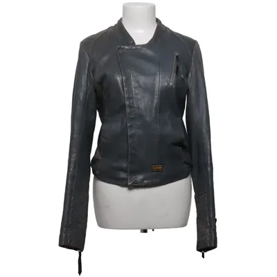 Bikerjakke (Grå) fra G-Star Raw Læder, Polyester