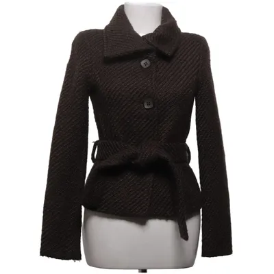 Jas (Bruin) van Zara Basic Acryl, Viscose, Wol