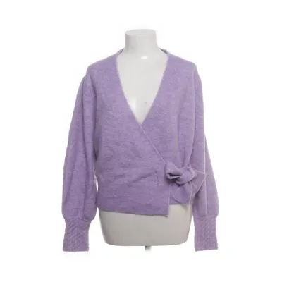 Wrap cardigan (Purple) from Ichi Acrylic, Elastane, Polyester, Wool
