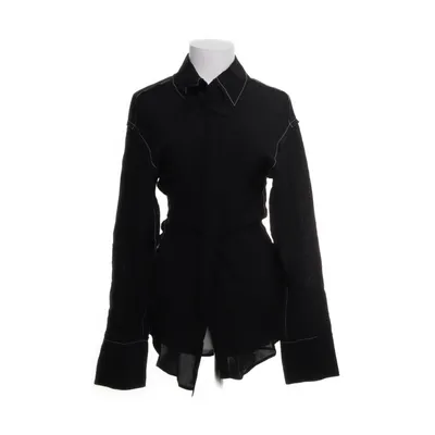 Chemise (Noir) de Acne Studios Nylon, Cuir, Duvet, Laine, Coton, Viscose, Acrylique, Acétate, Élasthane