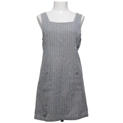 Dungaree dress (Blue, Gray, White) from Nevada Cotton