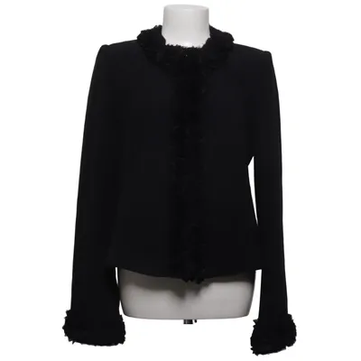 Cardigan (Noir) de Armani Collezioni Polyester, Soie