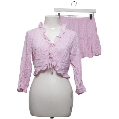 Set (Roze, Wit) van NA-KD Reborn Viscose