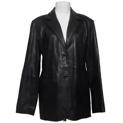 Leather blazer (Black) from Twice Acetate, Leather