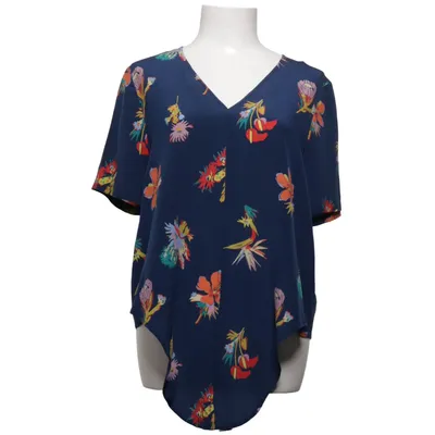 Top (Blue, Multicolored) from Madewell Silk