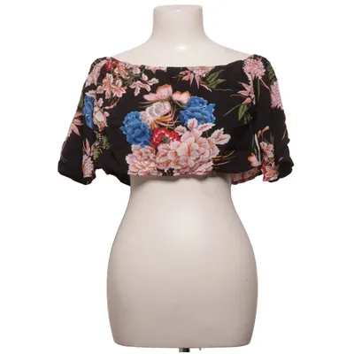 Crop top (Black, Multicolored) from Emma & Ashley Polyester