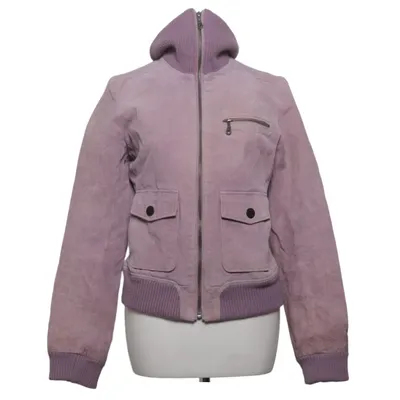 Läderjacka (Lila, Rosa) från By Ellos Skinn, Polyester