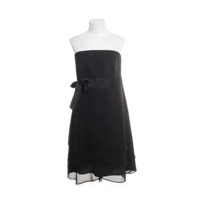 Wrap dress (Black) from Marie Blanc Acetate, Polyester