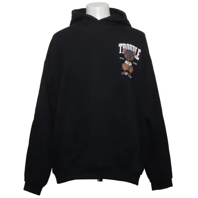 Sweat à capuche (Noir) de FSBN Coton, Polyester