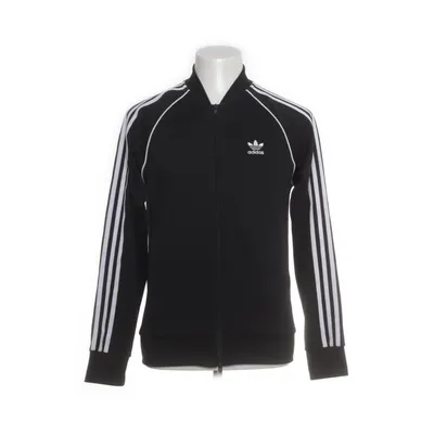 Bomberjakke (Sort, Hvid) fra Adidas Bomuld, Genanvendt polyester