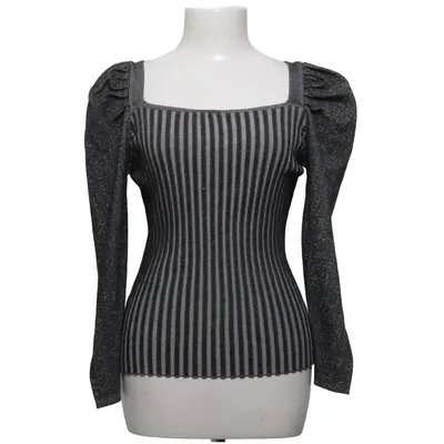 T-shirt à manches longues (Gris, Noir) de Flammode