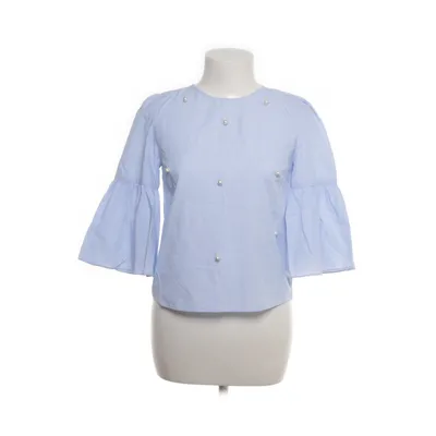 Blouse (Blauw) van Zara Basic Katoen