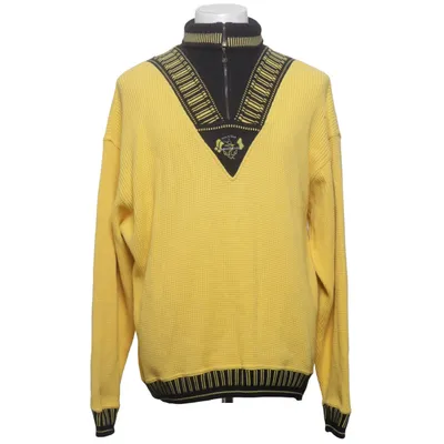 Pull-over (Jaune, Noir) de Carlo Colucci Coton, Viscose