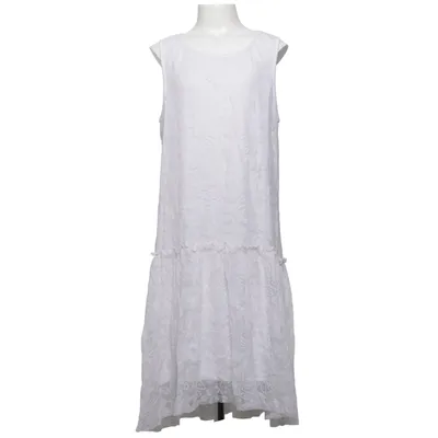 Dress (White) from Uniq Young Polyamide, Polyester
