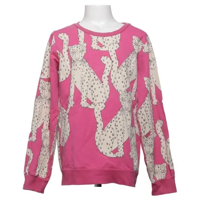 Collegetröja (Rosa, Beige) från Mini Rodini Elastan, Ekologisk bomull