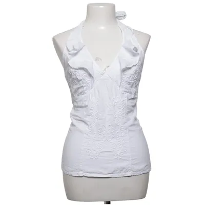 Neckholder Top (Weiß) von La Cotonniére Baumwolle
