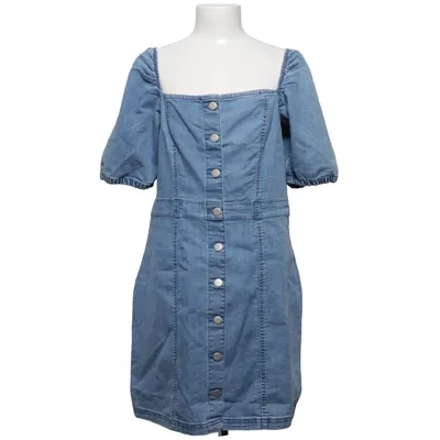Robe en jean (Bleu) de Noisy May Coton, Élasthane, Polyester