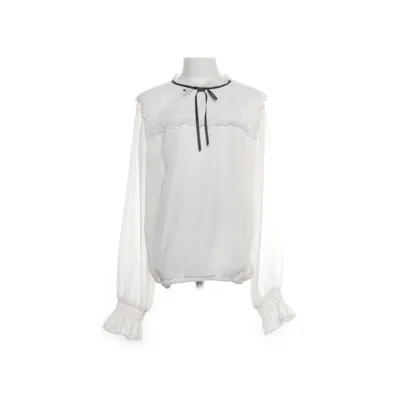 Pussy bow blouse (White) from Lindex Kids Polyester
