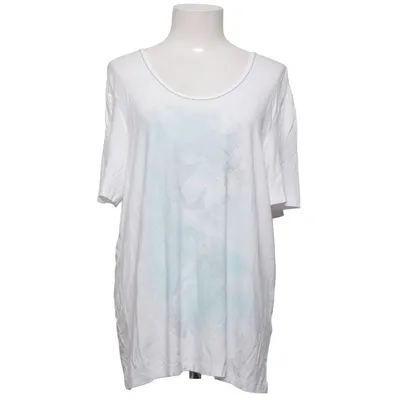 T-shirt (Wit, Blauw) van Gelco Elastaan, Viscose
