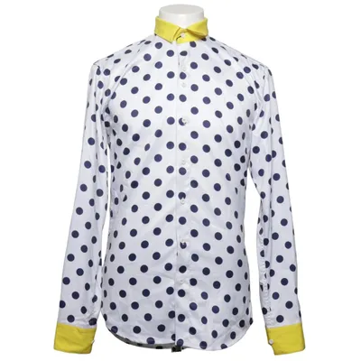 Skjorta (Vit, Blå, Gul) från Bitter Sweet Polyester